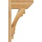 Ekena Millwork Merced Slat Rough Sawn Outlooker, Western Red Cedar, 8"W x 18"D x 30"H OUT08X18X30MRC06RWR - alternate 3